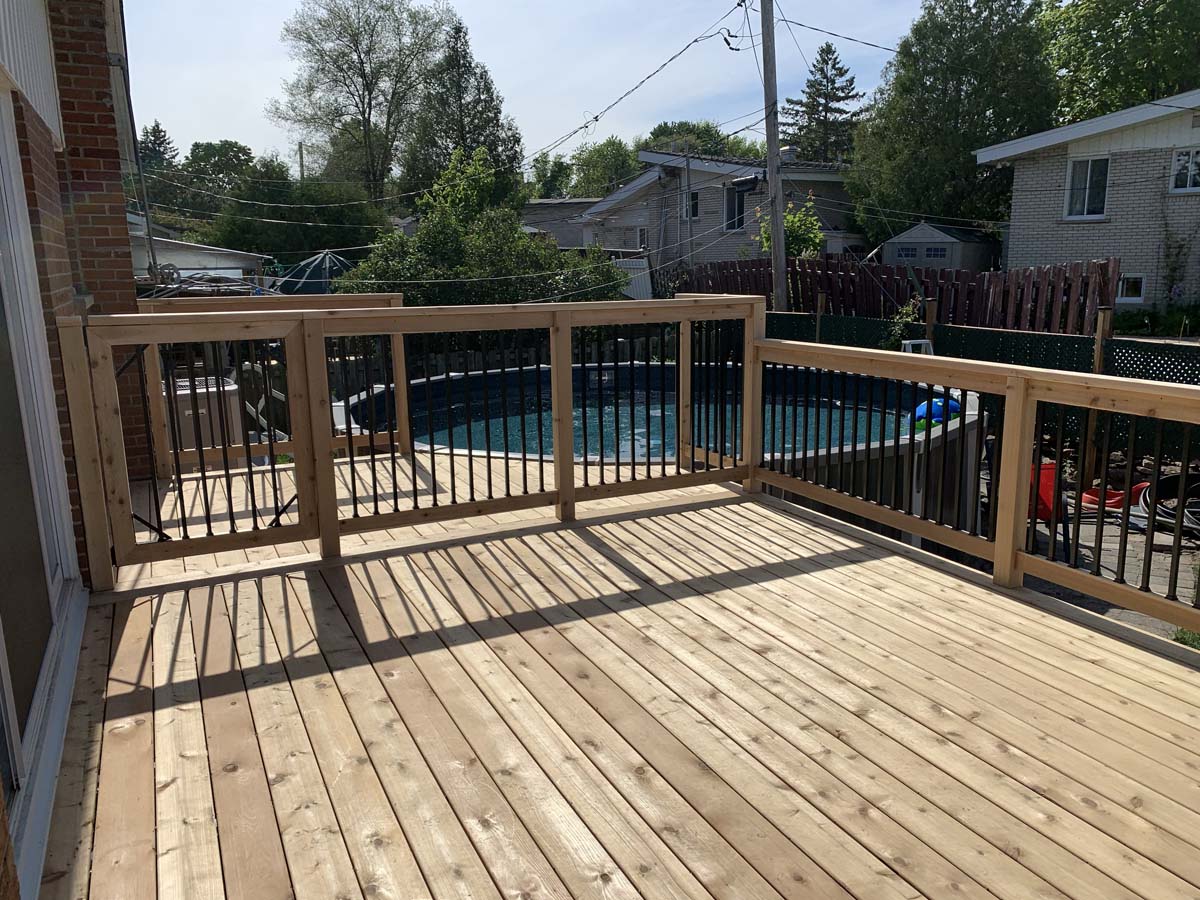 réalisation menuiserie extérieure CHN Paysagiste