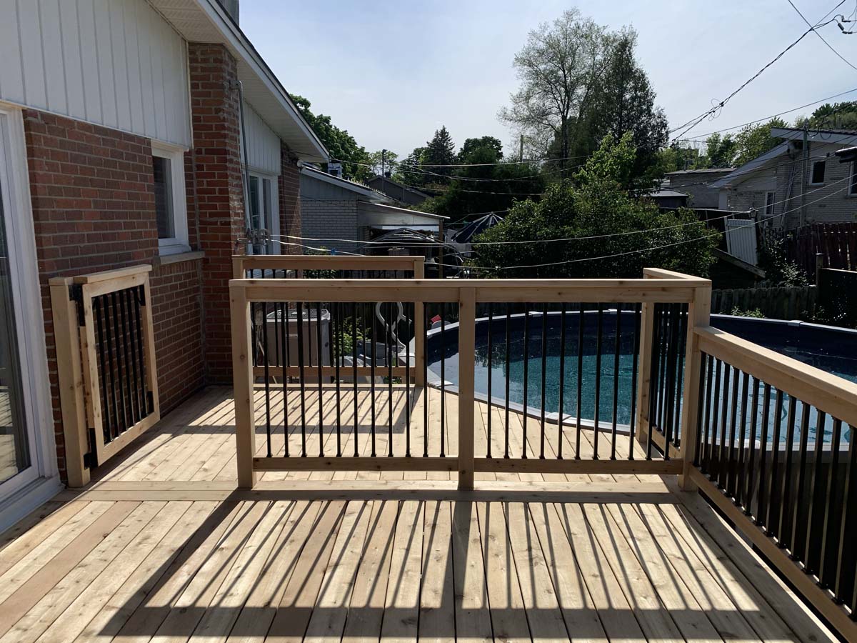 réalisation menuiserie extérieure CHN Paysagiste