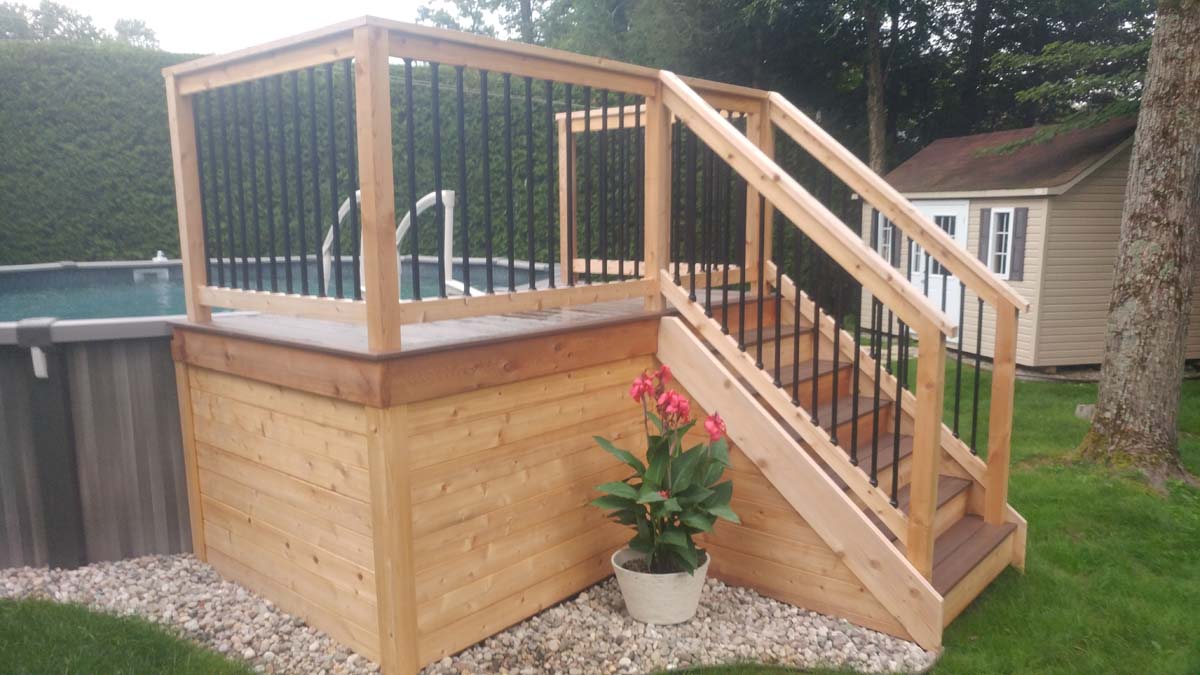 réalisation menuiserie extérieure CHN Paysagiste